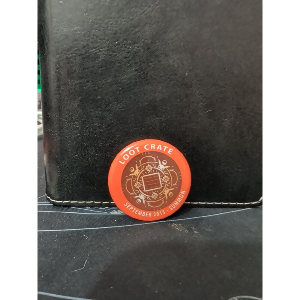 Loot Crate September 2015 Summon Pin Back Button Badge